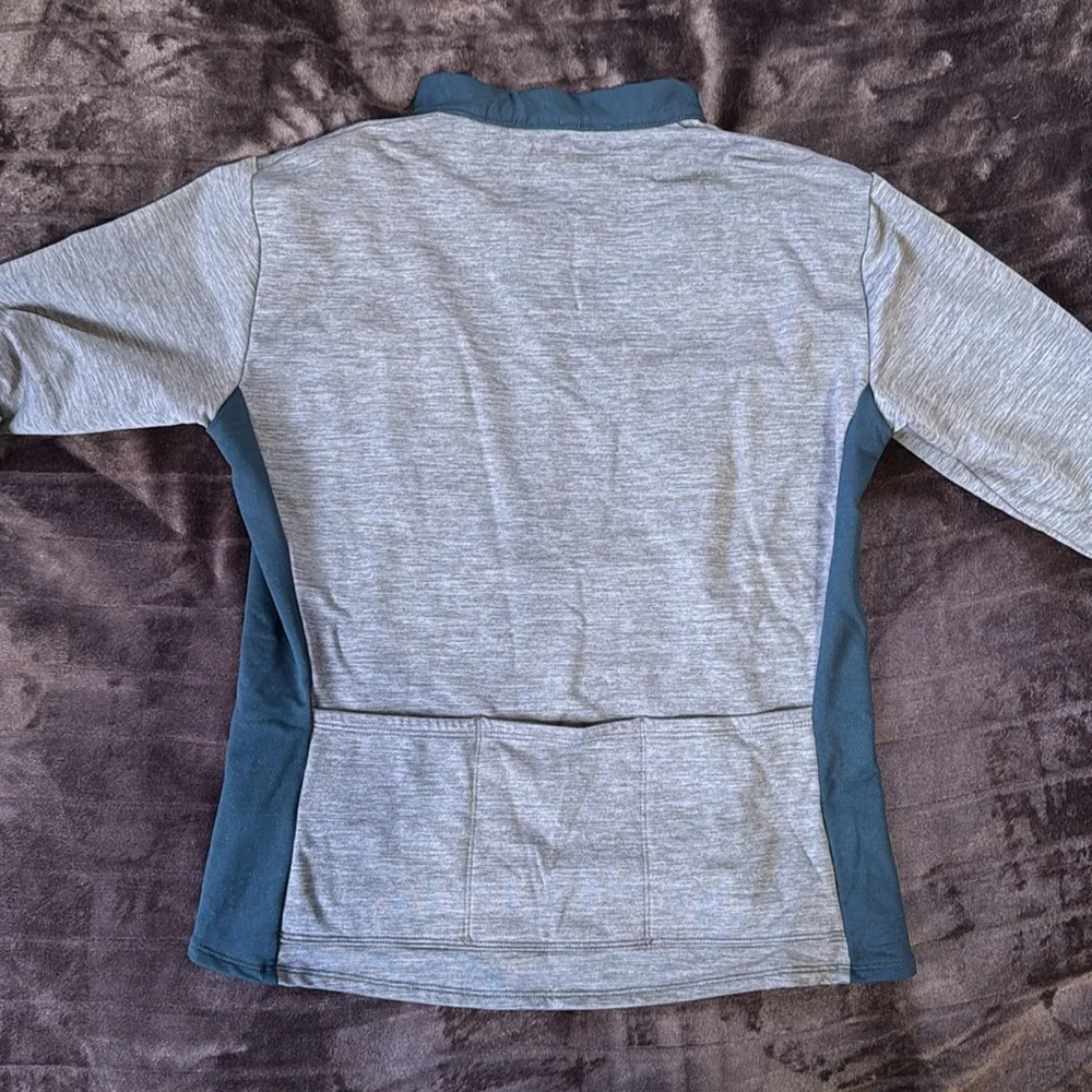 Shebeest Brown/Black Women's Long Sleeve 1/2 Zip Bike Jersey XL - Picture 2 of 9